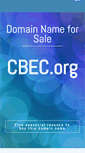 Mobile Screenshot of cbec.org